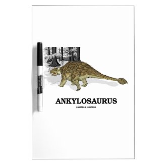 Ankylosaurus (Fused Lizard Dinosaur) Dry Erase Boards