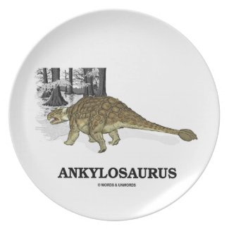 Ankylosaurus (Fused Lizard Dinosaur) Party Plates