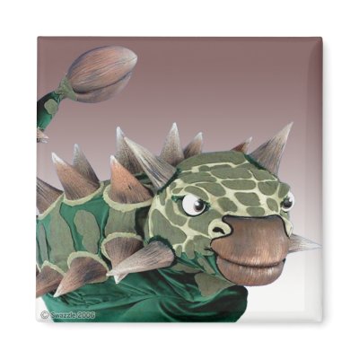 Ankylosaurus Magnet by Swazzle