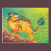 Ankylosaurus postcards