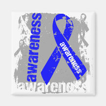 Ankylosing Spondylitis Awareness Grunge Ribbon Refrigerator Magnet
