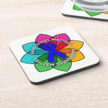 Ankylosing Spondylitis Awareness Matters Petals Coasters