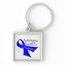 Ankylosing Spondylitis Awareness Ribbon Keychains