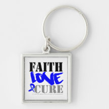 Ankylosing Spondylitis Faith Love Cure Keychain