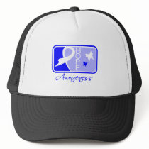 Ankylosing Spondylitis Hope Awareness Tile Mesh Hat