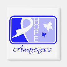 Ankylosing Spondylitis Hope Awareness Tile Fridge Magnet