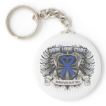 Ankylosing Spondylitis Hope Love Cure Keychain