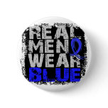 Ankylosing Spondylitis Real Men Wear Blue Pinback Button