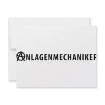 Anlagenmechaniker icon invitations