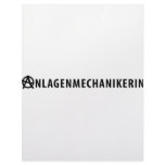 Anlagenmechanikerin icon personalized letterhead
