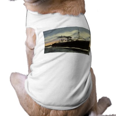 Ann Arbor Car Ferry No. 6 - Arthur K. Atkinson Pet Tee Shirt by scenesfromthepast