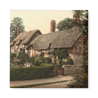 Ann Hathaway's Cottage, Stratford-on-Avon, England Magnets by OldeWorldGifts