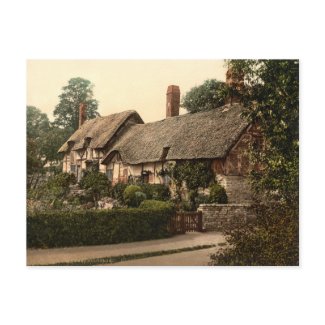 Ann Hathaway's Cottage, Stratford-on-Avon, England postcard