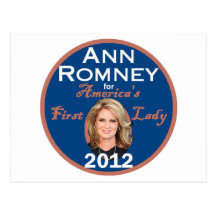 ANN ROMNEY POST CARD