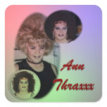 Ann Thraxxx The XXX Death Wish Square Stickers