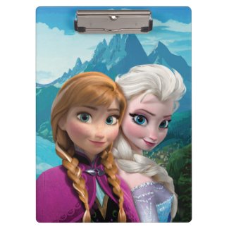 Anna and Elsa Clipboard