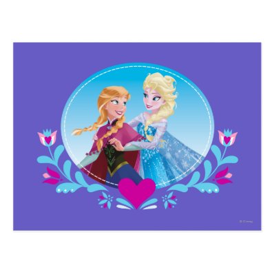 Anna and Elsa - Follow Your Heart Postcard