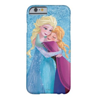 Anna and Elsa Hugging Barely There iPhone 6 Case