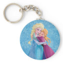 Anna and Elsa Hugging Key Chain
