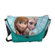 Anna and Elsa Messenger Bags at Zazzle