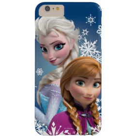 Anna and Elsa with Snowflakes Barely There iPhone 6 Plus Case