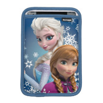 Anna and Elsa with Snowflakes iPad Mini Sleeves at Zazzle