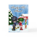 Anna Christmas Holiday Card Naught or Nice Elfs at by moonlake Anna Christmas Holiday Card Naught or Nice Elfs at