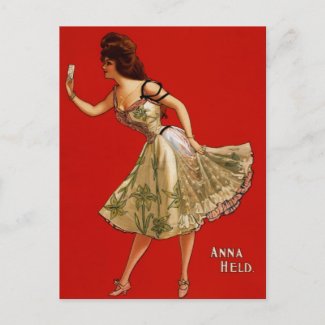 Anna Held postcard