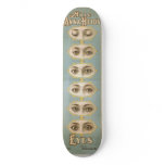 Anna Held's Eyes Vintage Poster Skateboard. Strang