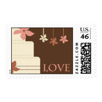 Anna "Love" Invitation Stamp for Square Envelope