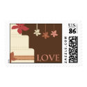 Anna "Love" Invitation Stamp for Square Envelope by EllieLLC Anna "Love" Invitation Stamp for Square Envelope