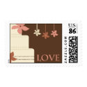 Anna "Love" Invitation Stamp for Square Envelope