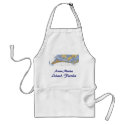 Anna Maria Island Florida Nautical chart Apron by sailorpatp Anna Maria Island Florida Nautical chart Apron