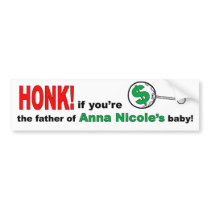 Anna Nicole's Baby bumper stickers by hopelessnecro Anna Nicole's Baby bumper stickers