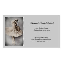 Anna Pavlova Posed en Pointe Business Card Template