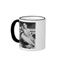 Anna Pavlova with her pet swan Jack, c.1905 Coffee Mugs