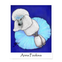 Anna Poolova Poodle Poster posters