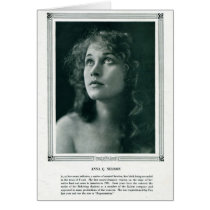 Anna Q Nilsson 1916 vintage portrait card