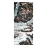 Anna Ruby Falls Helen Georgia waterfall painting Rack Card Design
