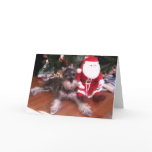 Anna with Santa Card