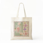 Annabell Lee: digital collage tote bag
