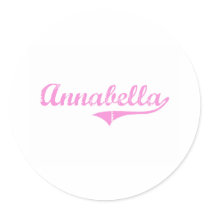 Annabella Classic Style Name Stickers