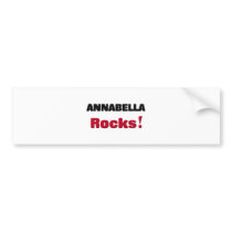 Annabella Rocks Bumper Sticker