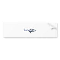 Annabella Utah Classic Design Bumper Sticker