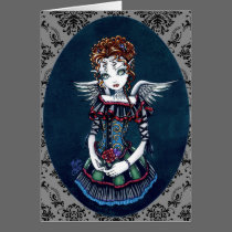 "Annabelle" Gothic Victorian Angel Art Card