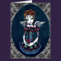 "Annabelle" Gothic Victorian Angel Art Card cards