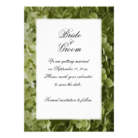 Annabelle Hydrangea Save the Date Announcement