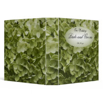 Annabelle Hydrangea Wedding 1.5 inch binders by loraseverson Annabelle Hydrangea Wedding 1.5 inch binders