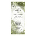 Annabelle Hydrangea Wedding Program Personalized Invite