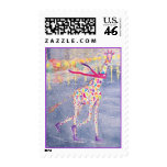 Annabelle on Ice Purple Close-up Postage